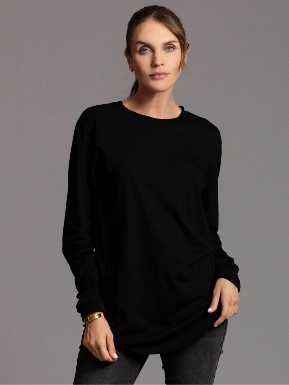 Small - One Golden Thread Divine Long Sleeve Crew Shirt
